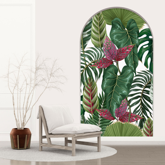 Vinilo Adhesivo Decorativo trampantojo 3D - Motivo Tropical