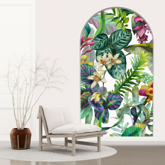 Vinilo Adhesivo Decorativo trampantojo 3D - Motivo Tropical