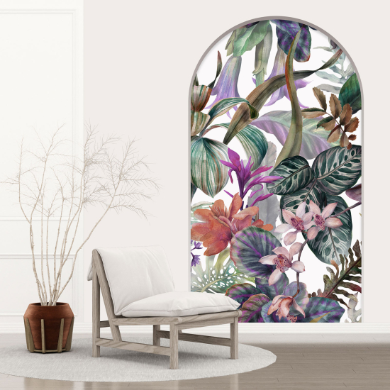 Vinilo Adhesivo Decorativo trampantojo 3D - Motivo Tropical