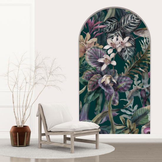Vinilo Adhesivo Decorativo trampantojo 3D - Motivo Tropical