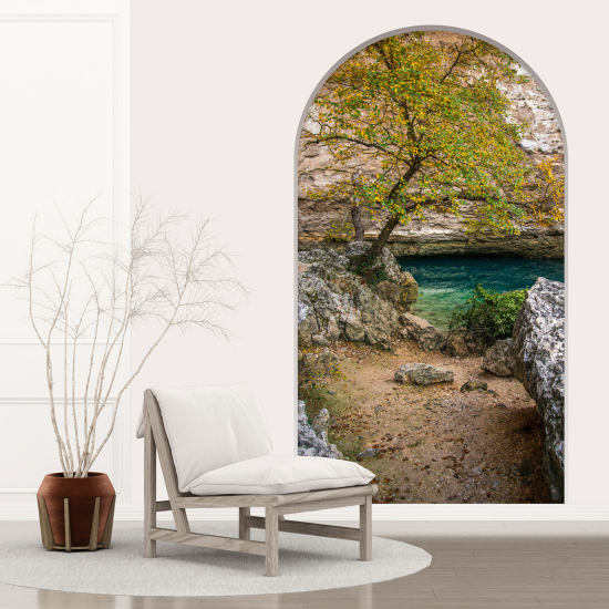Vinilo Adhesivo Decorativo trampantojo 3D - Naturaleza
