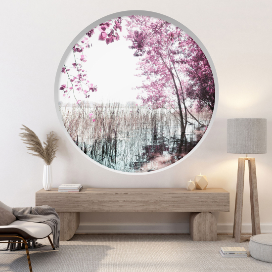 Vinilo Adhesivo Decorativo trampantojo 3D - Naturaleza