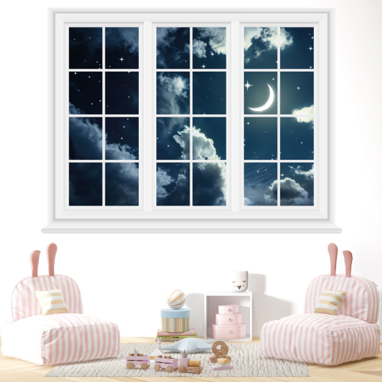 Vinilo Adhesivo Decorativo trampantojo 3D - Noche