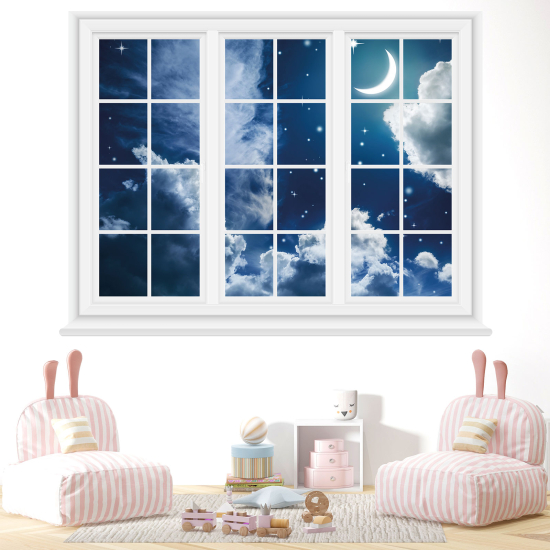 Vinilo Adhesivo Decorativo trampantojo 3D - Noche