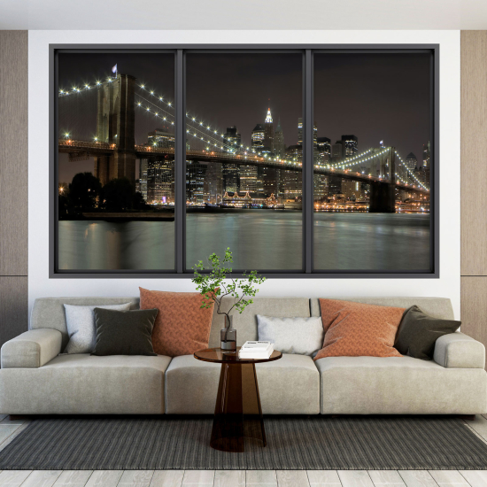 Vinilo Adhesivo Decorativo trampantojo 3D - Nueva York