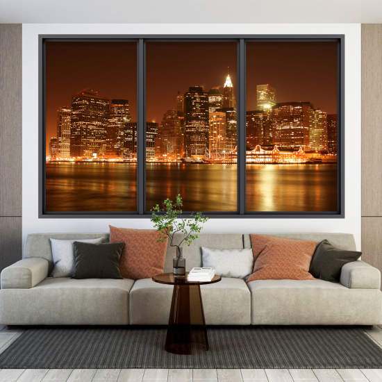 Vinilo Adhesivo Decorativo trampantojo 3D - Nueva York