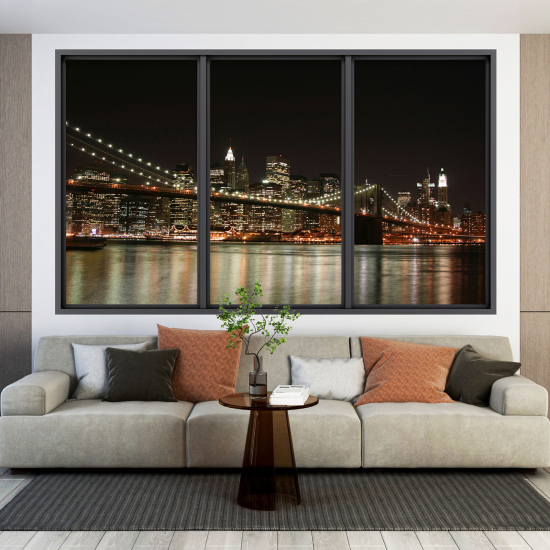 Vinilo Adhesivo Decorativo trampantojo 3D - Nueva York