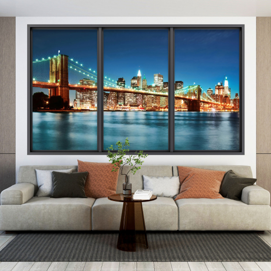 Vinilo Adhesivo Decorativo trampantojo 3D - Nueva York