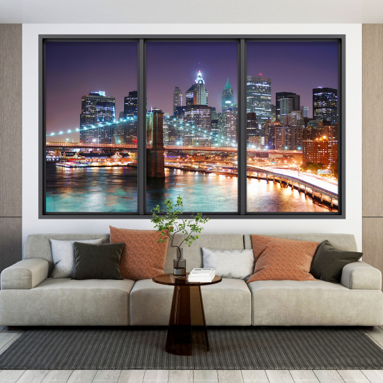 Vinilo Adhesivo Decorativo trampantojo 3D - Nueva York