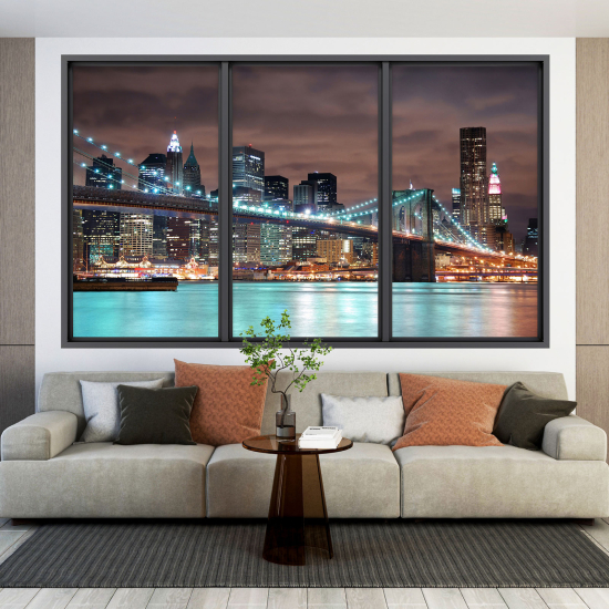 Vinilo Adhesivo Decorativo trampantojo 3D - Nueva York