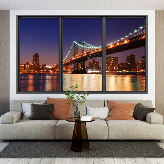 Vinilo Adhesivo Decorativo trampantojo 3D - Nueva York