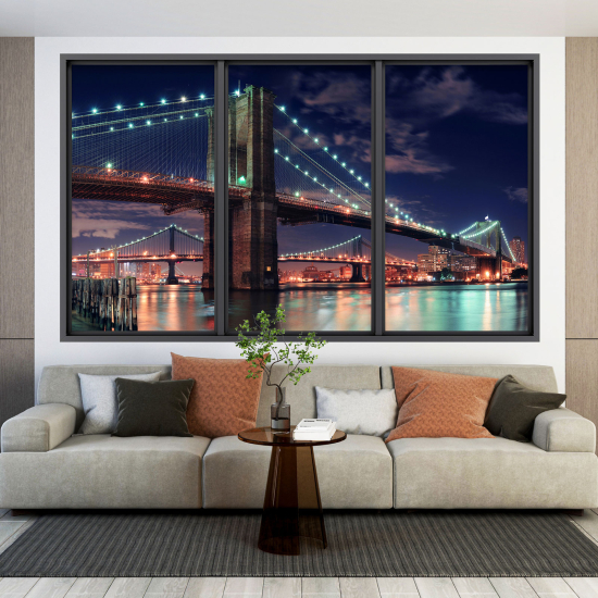 Vinilo Adhesivo Decorativo trampantojo 3D - Nueva York