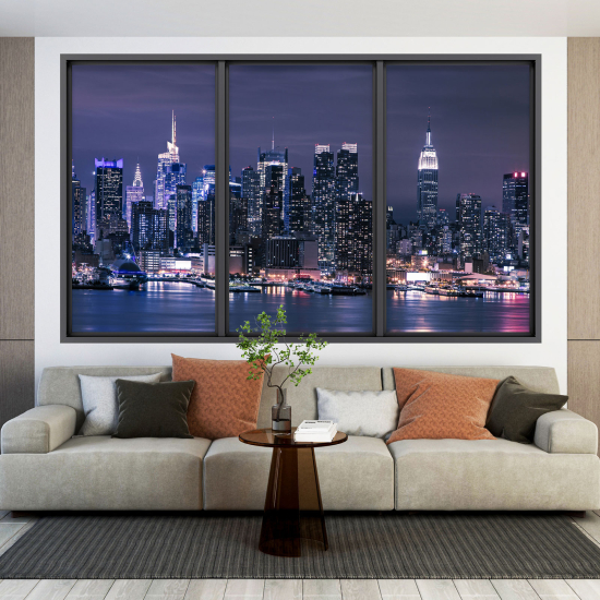 Vinilo Adhesivo Decorativo trampantojo 3D - Nueva York