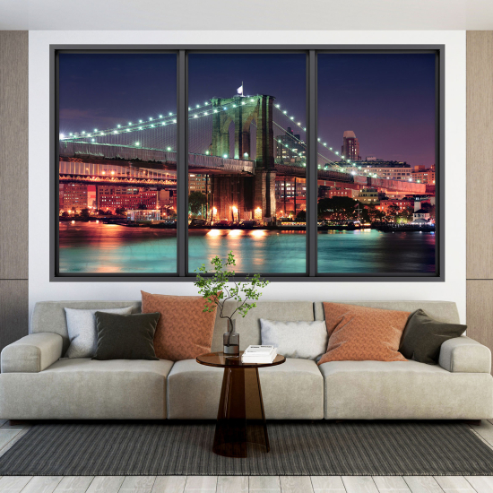 Vinilo Adhesivo Decorativo trampantojo 3D - Nueva York