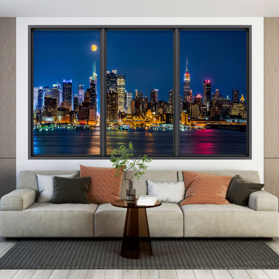Vinilo Adhesivo Decorativo trampantojo 3D - Nueva York