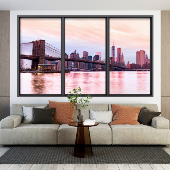 Vinilo Adhesivo Decorativo trampantojo 3D - Nueva York