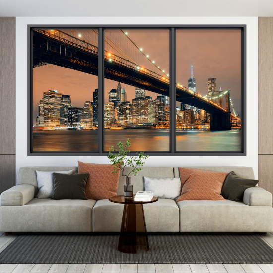 Vinilo Adhesivo Decorativo trampantojo 3D - Nueva York