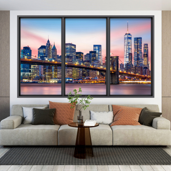 Vinilo Adhesivo Decorativo trampantojo 3D - Nueva York