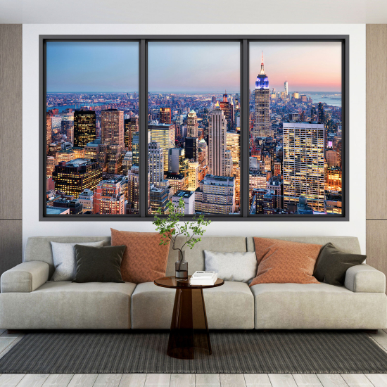 Vinilo Adhesivo Decorativo trampantojo 3D - Nueva York