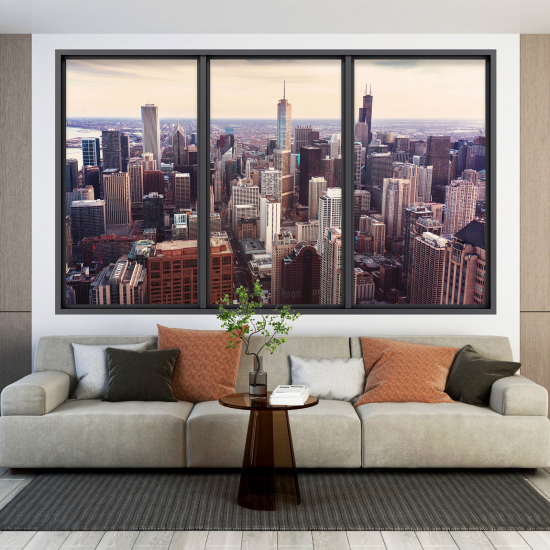 Vinilo Adhesivo Decorativo trampantojo 3D - Nueva York