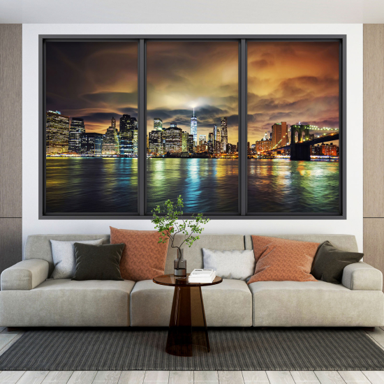 Vinilo Adhesivo Decorativo trampantojo 3D - Nueva York