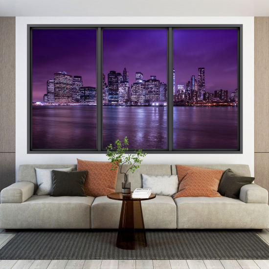 Vinilo Adhesivo Decorativo trampantojo 3D - Nueva York