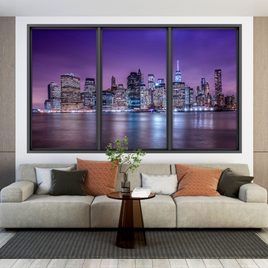Vinilo Adhesivo Decorativo trampantojo 3D - Nueva York