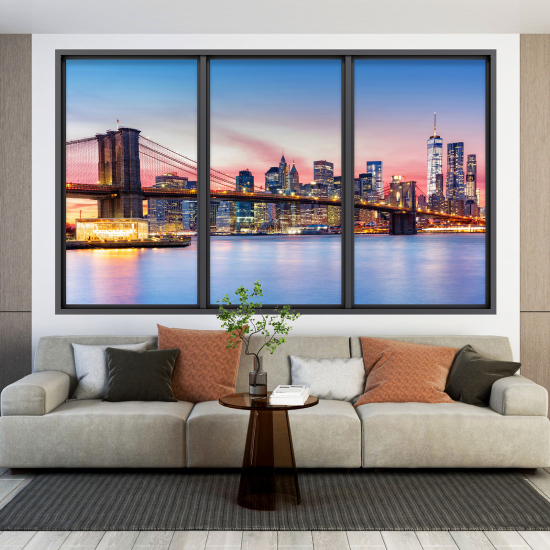 Vinilo Adhesivo Decorativo trampantojo 3D - Nueva York