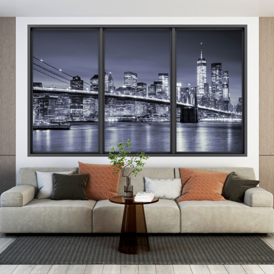 Vinilo Adhesivo Decorativo trampantojo 3D - Nueva York
