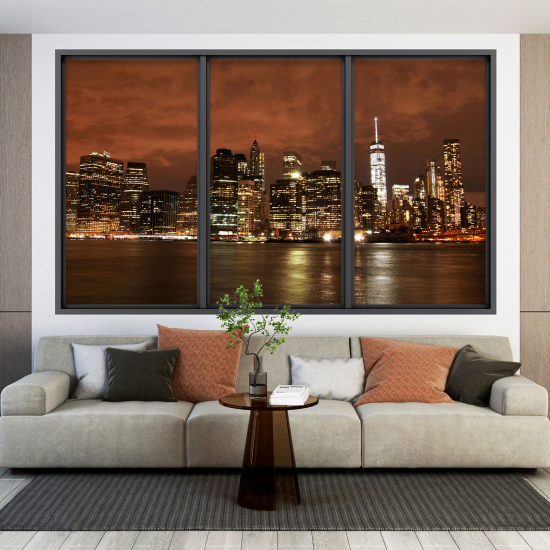 Vinilo Adhesivo Decorativo trampantojo 3D - Nueva York