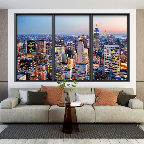 Vinilo Adhesivo Decorativo trampantojo 3D - Nueva York