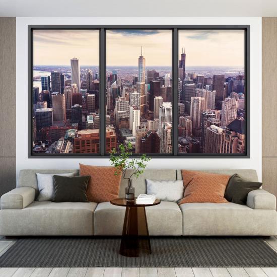Vinilo Adhesivo Decorativo trampantojo 3D - Nueva York
