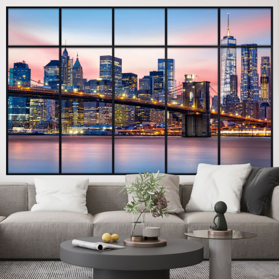 Vinilo Adhesivo Decorativo trampantojo 3D - Nueva York
