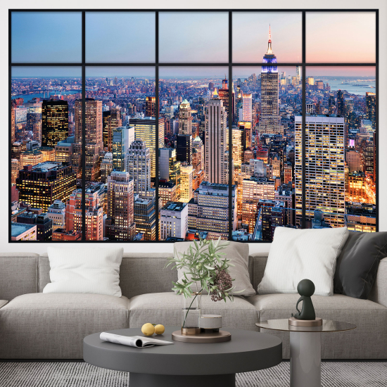 Vinilo Adhesivo Decorativo trampantojo 3D - Nueva York