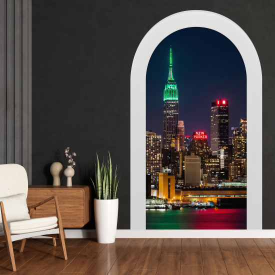 Vinilo Adhesivo Decorativo trampantojo 3D - Nueva York