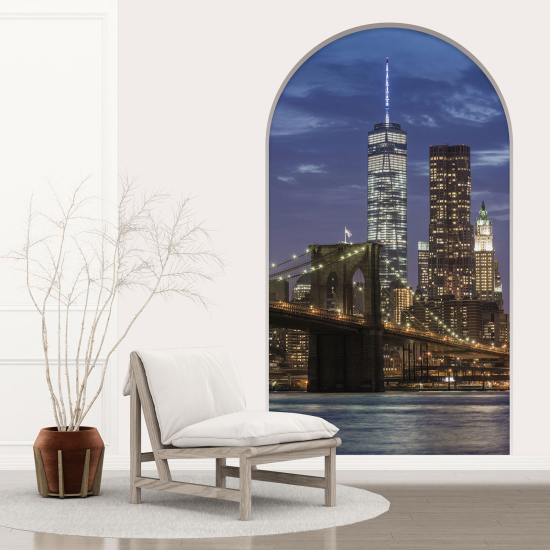 Vinilo Adhesivo Decorativo trampantojo 3D - Nueva York