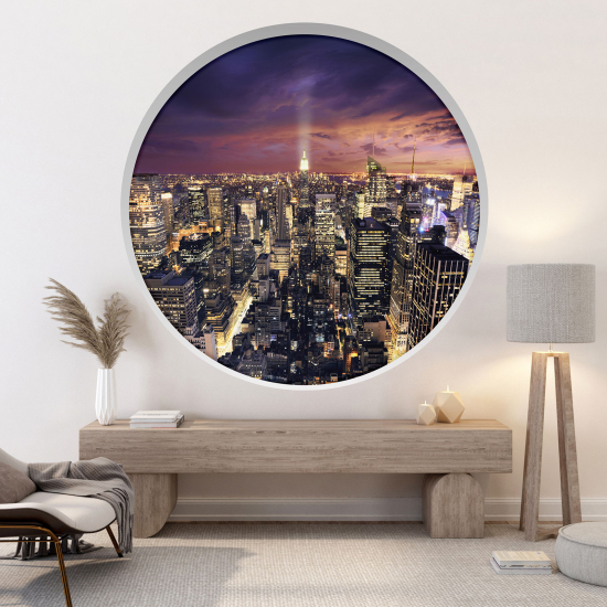 Vinilo Adhesivo Decorativo trampantojo 3D - Nueva York
