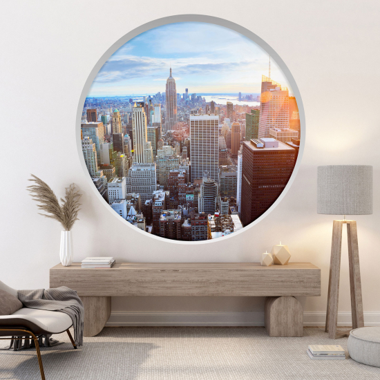 Vinilo Adhesivo Decorativo trampantojo 3D - Nueva York