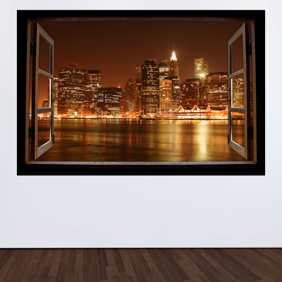 Vinilo Adhesivo Decorativo trampantojo 3D - Nueva York