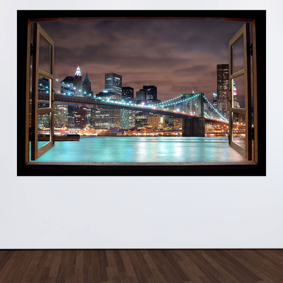 Vinilo Adhesivo Decorativo trampantojo 3D - Nueva York