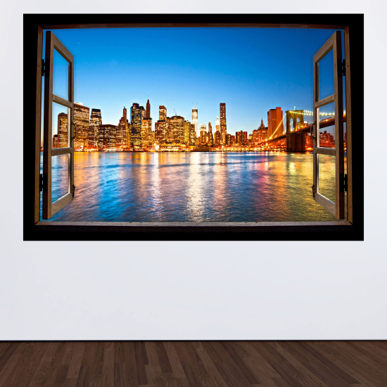 Vinilo Adhesivo Decorativo trampantojo 3D - Nueva York
