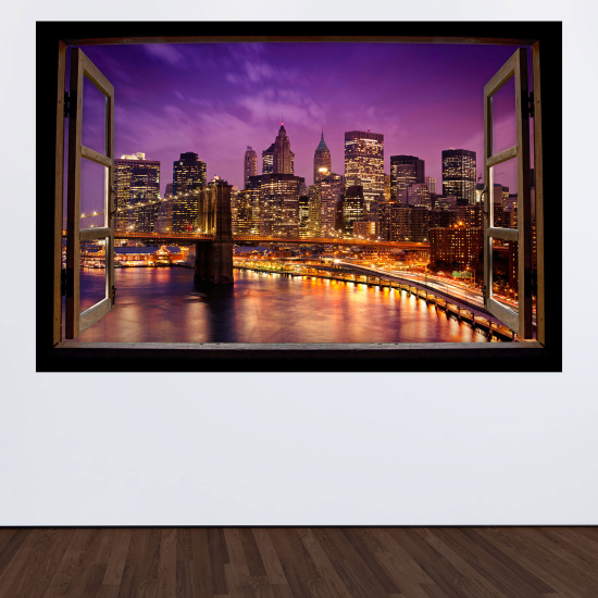 Vinilo Adhesivo Decorativo trampantojo 3D - Nueva York