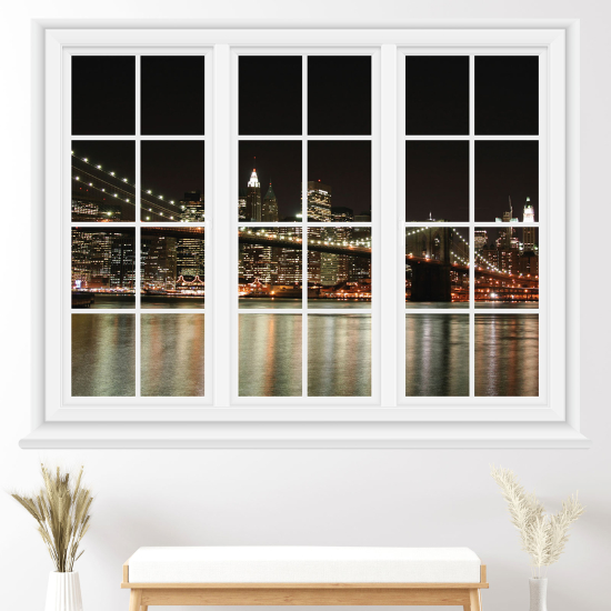 Vinilo Adhesivo Decorativo trampantojo 3D - Nueva York