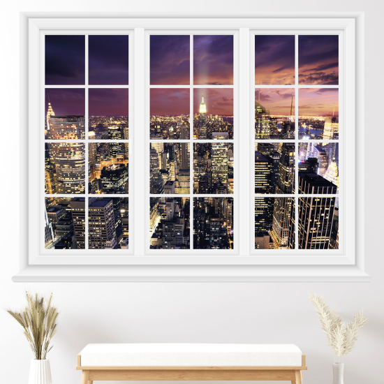 Vinilo Adhesivo Decorativo trampantojo 3D - Nueva York
