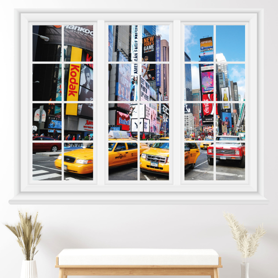 Vinilo Adhesivo Decorativo trampantojo 3D - Nueva York