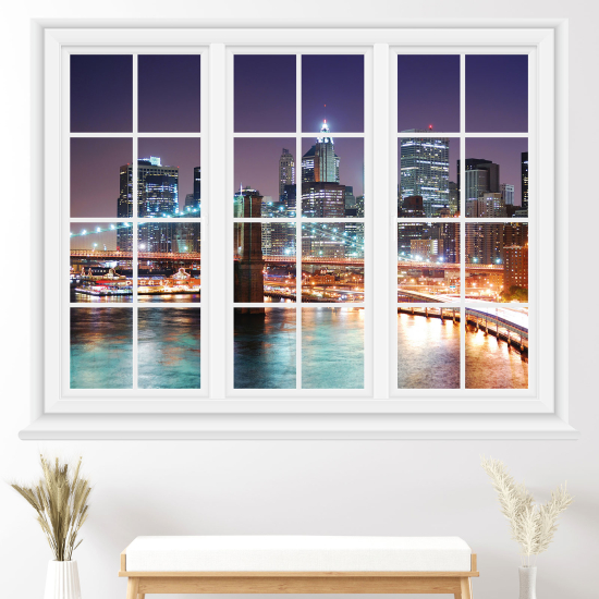 Vinilo Adhesivo Decorativo trampantojo 3D - Nueva York