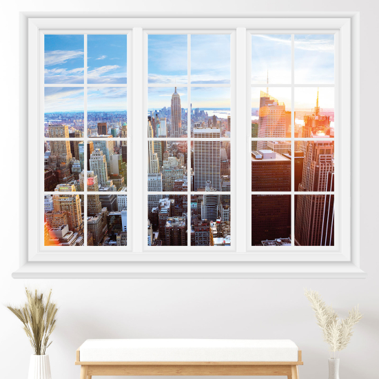 Vinilo Adhesivo Decorativo trampantojo 3D - Nueva York