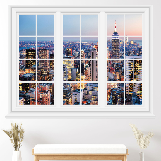 Vinilo Adhesivo Decorativo trampantojo 3D - Nueva York