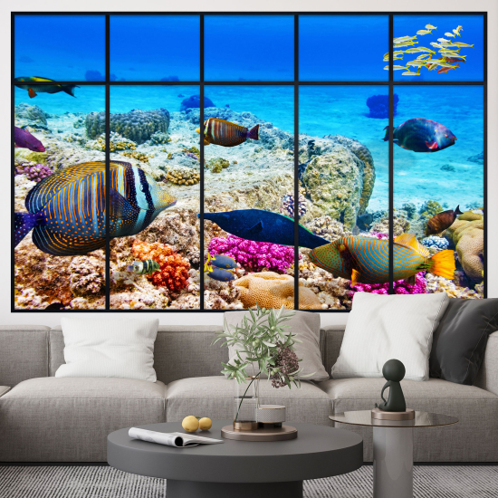 Vinilo Adhesivo Decorativo trampantojo 3D - Océano