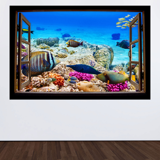 Vinilo Adhesivo Decorativo trampantojo 3D - Océano